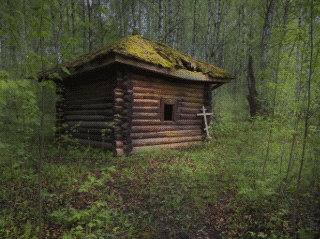 Деревянная часовня из д. Юркино
