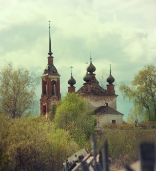  Вид с востока. Памятник архитектуры Галичского р-на