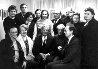 Mikhail Dudin with the Ivanovites