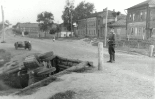  Truck overturned