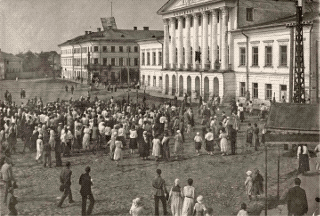 Митинг на Сусанинской площади