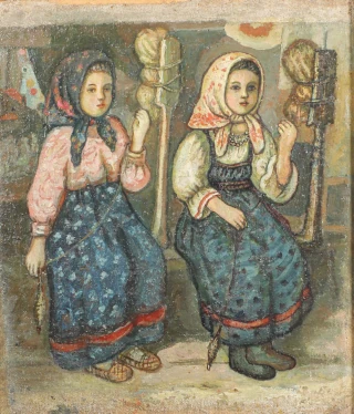 Русский быт. Рисунки Ефима Честнякова