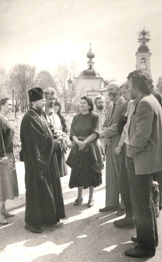 On the street of the village of Tolpygina, Privolzhsky district of the Ivanovo region