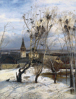 1871. село Молвитино. Саврасов. Грачи.