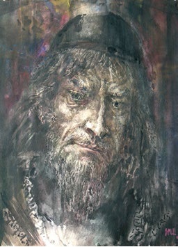 Шувалов Н. В. Иван Грозный. 1983 год. Бумага, акварель, гуашь.