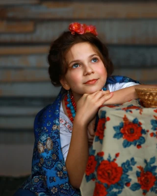  Portrait of a young woman