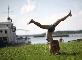  Сюжеты спортивной разминки. Кристина Малова Кострома. Training in nature
