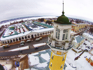 Кострома с воздуха
