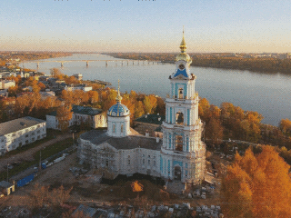  Кострома с высоты птичьего полета 2020 год