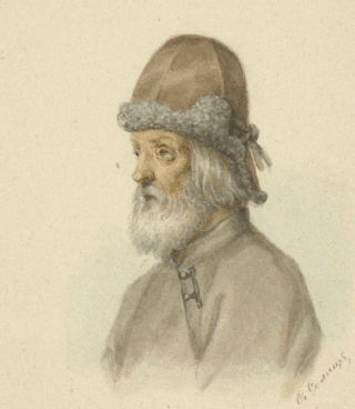  Акварели Ф.Г.Солнцева. Одежды Русского государства