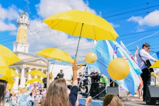   Празднование Дня города на Сусанинской пл. в Костроме