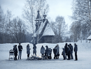  Памятники архитектуры. Russian winter