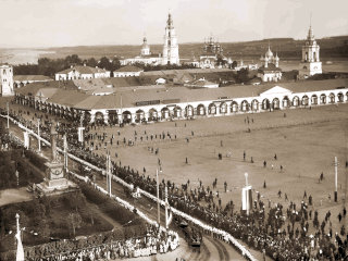  Репортажные кадры. Кострома 1913