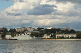  Военный флот по Волге.  Military fleet. Russian Navy Corvettes Project 2163