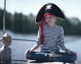  Детские портреты. Юная пиратка. Young pirate