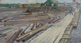  Живопись, картон, масло