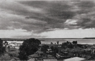  Город на пейзажных фотографиях