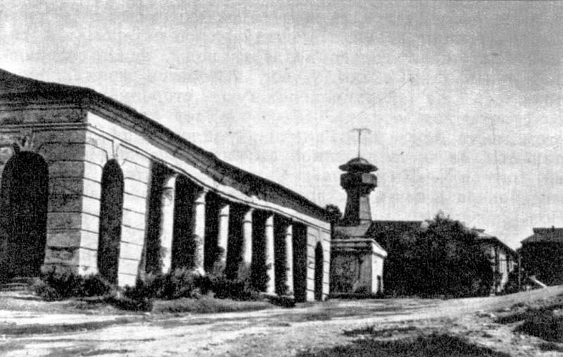 Галич. Торговые ряды и пожарная каланча.