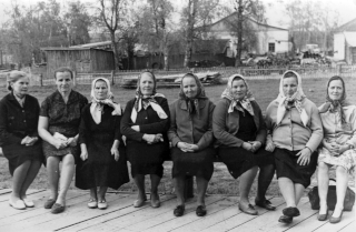 Сельские труженицы. 1980-е г.