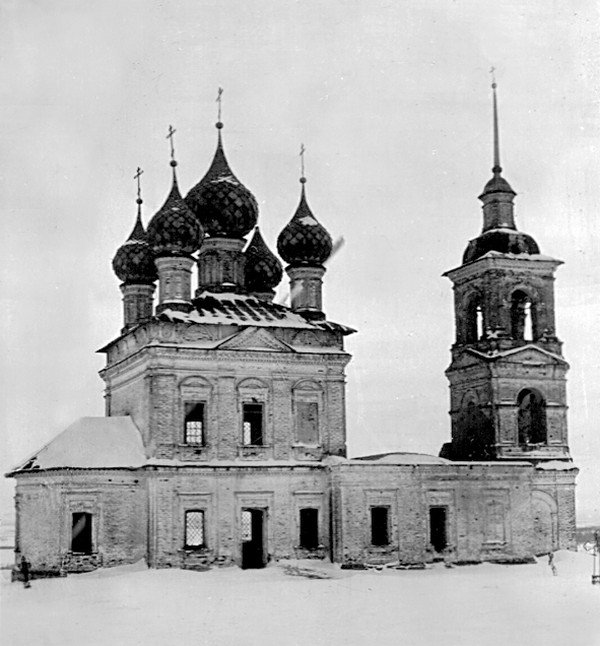 Рисунок 26 Никольская церковь, с. Солониково. Фото 1953 г.